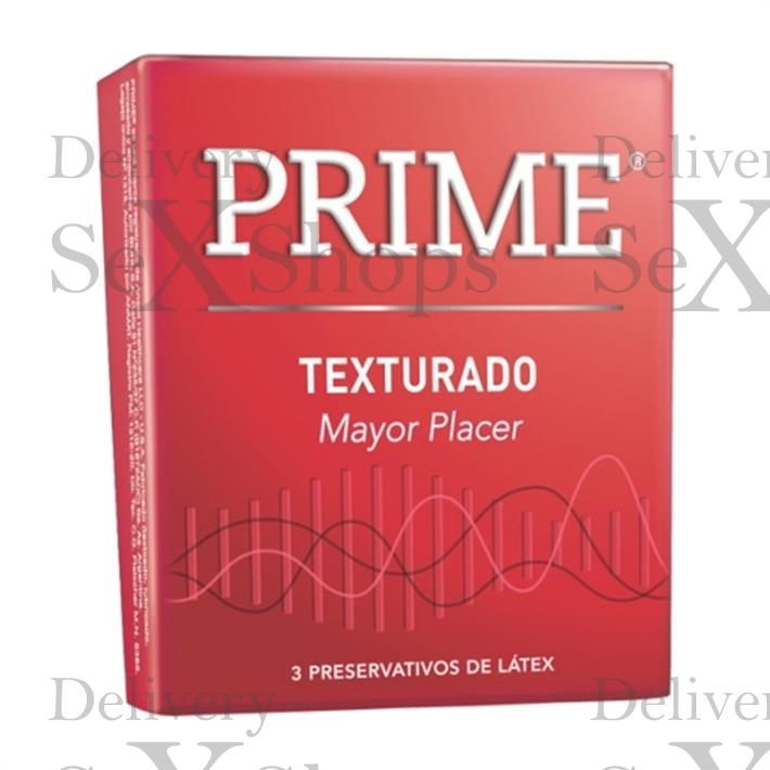  Preservativo Prime Texturado 
